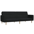 Vidaxl Sofa Bed in Black Fabric