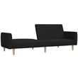 Vidaxl Sofa Bed in Black Fabric
