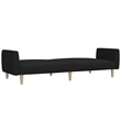 Vidaxl Sofa Bed in Black Fabric