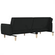 Vidaxl Sofa Bed in Black Fabric