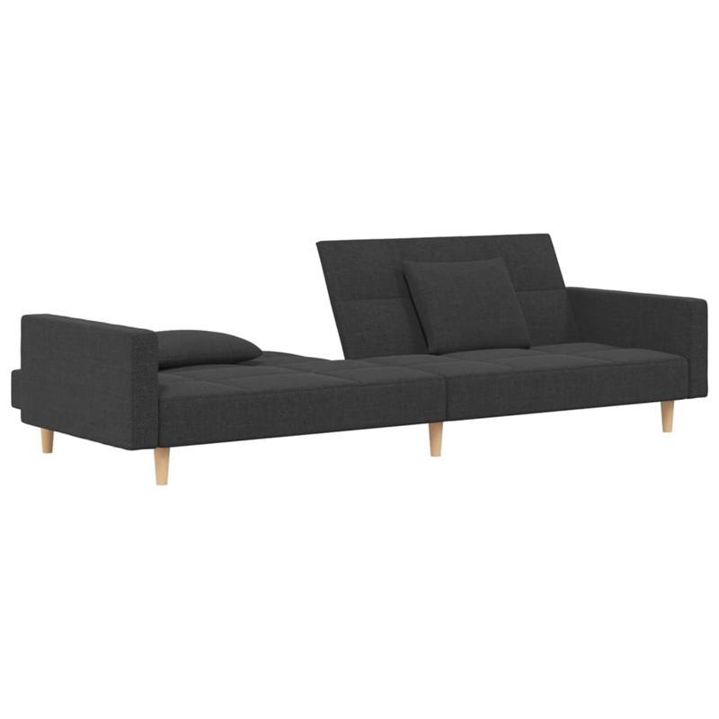 Vidaxl Sleeper Sofa Bed in Dark Gray Fabric