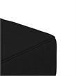 Vidaxl 2-Seater Sofa Bed in Black Polyester Velvet