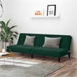 Vidaxl Sofa Bed in Dark Green Velvet