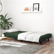 Vidaxl Sofa Bed in Dark Green Velvet