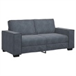 Vidaxl 2-Seater Sofa in Dark Gray Velvet