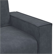Vidaxl 2-Seater Sofa in Dark Gray Velvet