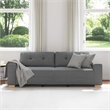 Vidaxl 3-Seater Sofa in Dark Gray Fabric