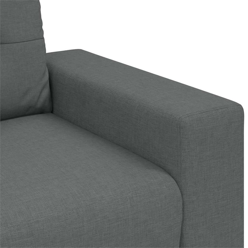 Vidaxl 3-Seater Sofa in Dark Gray Fabric