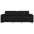 Vidaxl 3-Seater Sofa in Black