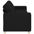 Vidaxl 3-Seater Sofa in Black