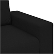 Vidaxl 3-Seater Sofa in Black