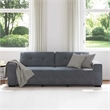 Vidaxl 3-Seater Sofa in Dark Gray Velvet