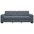 Vidaxl 3-Seater Sofa in Dark Gray Velvet