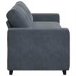 Vidaxl 3-Seater Sofa in Dark Gray Velvet