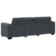 Vidaxl 3-Seater Sofa in Dark Gray Velvet