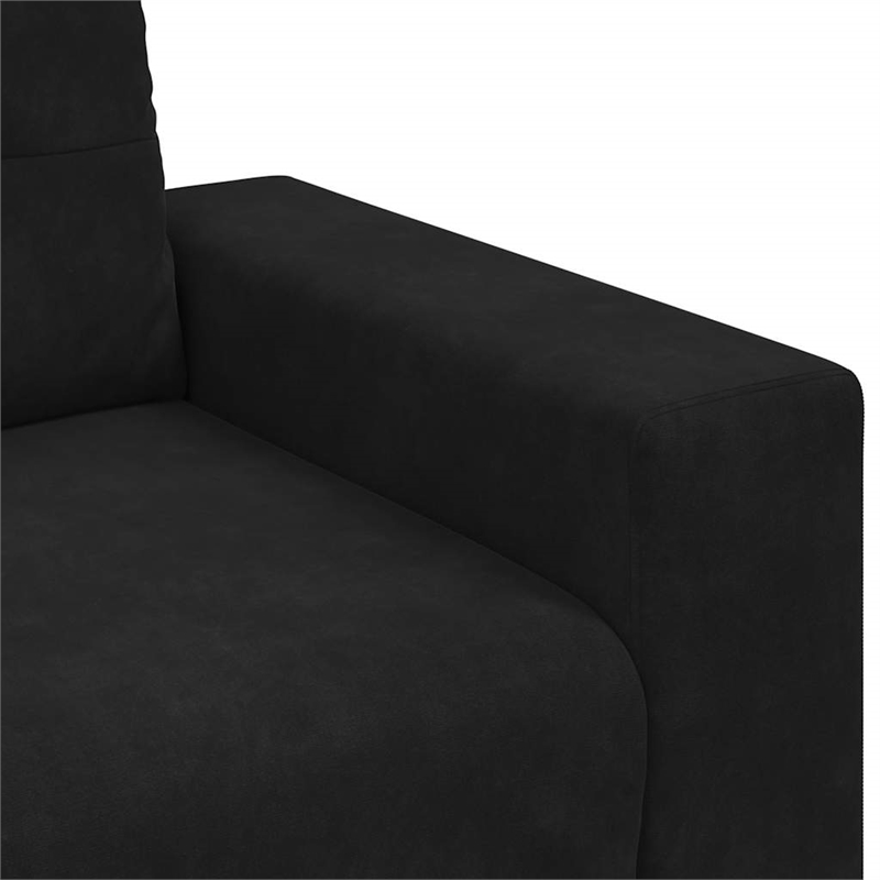 Vidaxl 3-Seater Sofa in Black