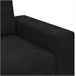 Vidaxl 3-Seater Sofa in Black