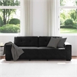 Vidaxl 3-Seater Sofa in Black