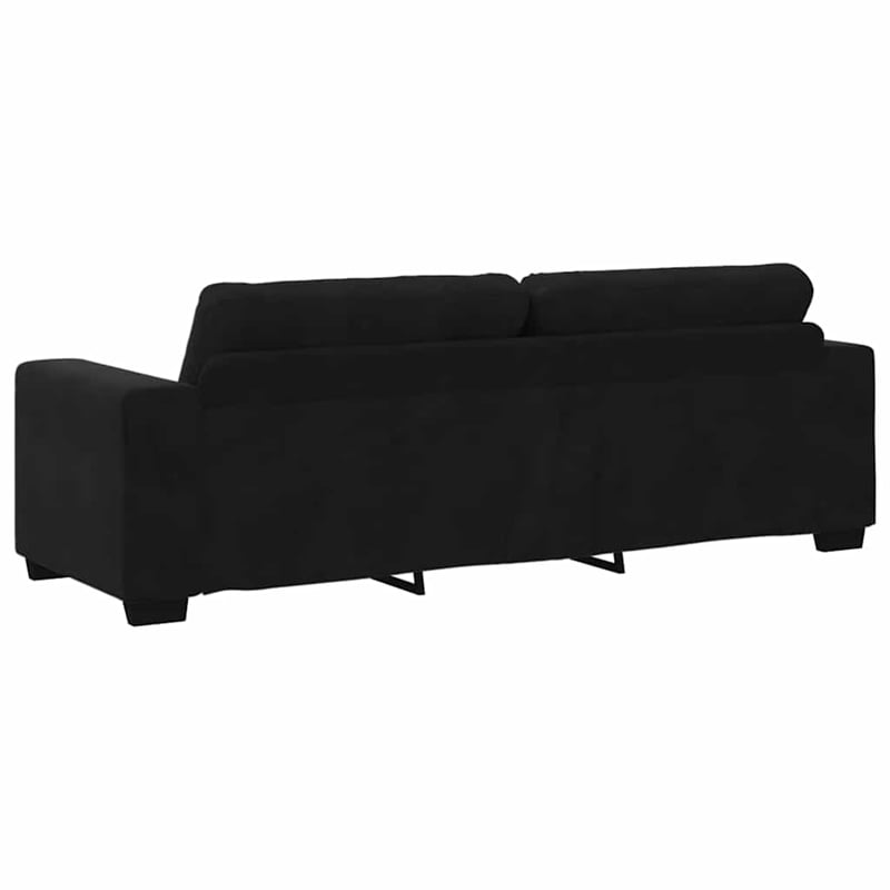 Vidaxl 3-Seater Sofa in Black