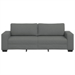 Vidaxl 3-Seater Sofa in Dark Grey Polyester