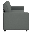 Vidaxl 3-Seater Sofa in Dark Grey Polyester