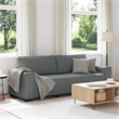 Vidaxl 3-Seater Sofa in Dark Grey Polyester