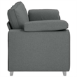 Vidaxl Sofa with Cushion in Dark Gray