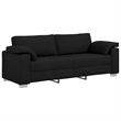 Vidaxl Sofa with Cushion in Black