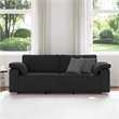 Vidaxl Sofa with Cushion in Black