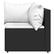 vidaXL Patio Lounge Set Black And in White