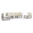 vidaXL Garden Lounge Set in Anthracite & Beige
