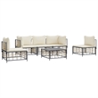 vidaXL Garden Lounge Set in Anthracite & Beige