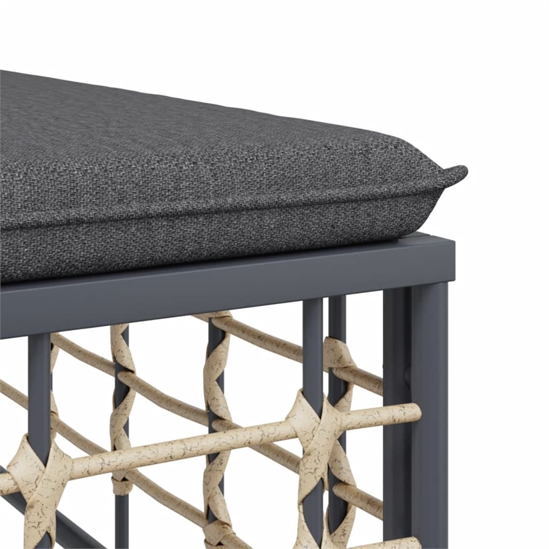 vidaXL Garden Lounge Set in Anthracite/Gray