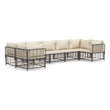 vidaXL Garden Lounge Set in Anthracite & Beige