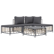 vidaXL Garden Lounge Set in Anthracite & Dark Grey