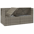 vidaXL 2-Seater Garden Sofa Gray