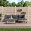 vidaXL Garden Lounge Set in Anthracite/Gray
