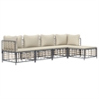 vidaXL Garden Lounge Set in Anthracite/Gray