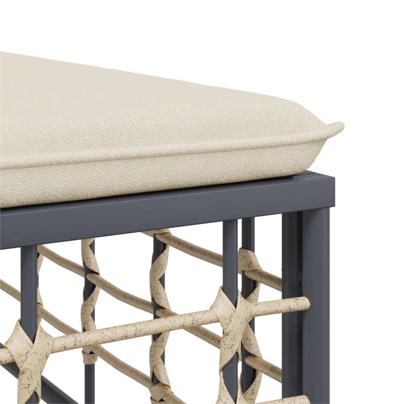 vidaXL Garden Lounge Set in Anthracite/Gray