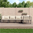 vidaXL Garden Lounge Set in Anthracite & Beige