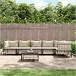 vidaXL Garden Lounge Set in Anthracite & Beige