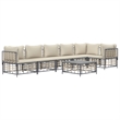 vidaXL Garden Lounge Set in Anthracite & Beige