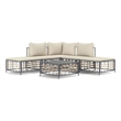 vidaXL Garden Lounge Set in Anthracite & Beige