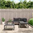 vidaXL Garden Lounge Set in Anthracite & Dark Gray