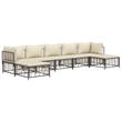 vidaXL Garden Lounge Set in Anthracite & Beige
