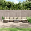 vidaXL Garden Lounge Set in Anthracite And Beige