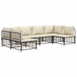 vidaXL Garden Lounge Set in Anthracite & Beige