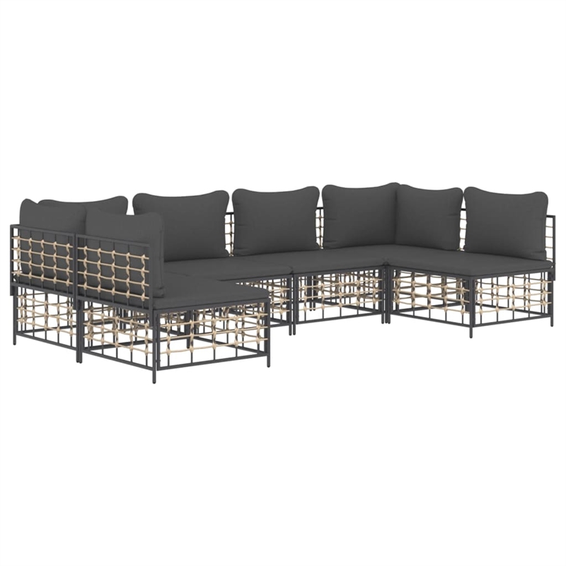vidaXL Garden Lounge Set in Anthracite & Dark Grey