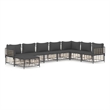 vidaXL Garden Lounge Set in Anthracite/Gray