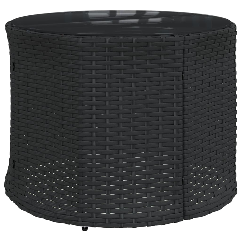 vidaXL Garden Sofa in Black
